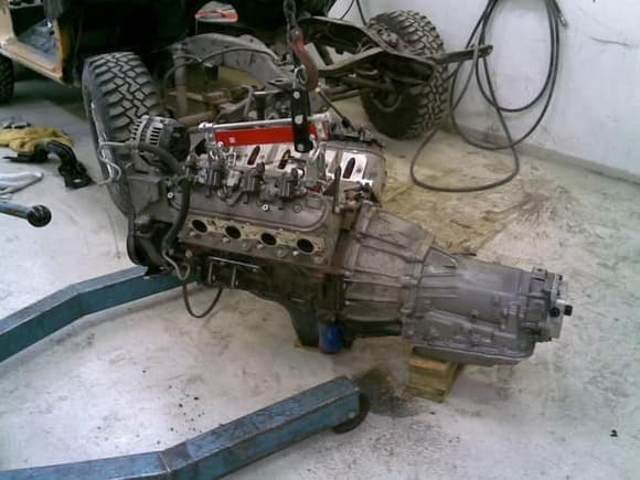 5,3 Lm7 Engine with a 4L60E for the 72 Blazer