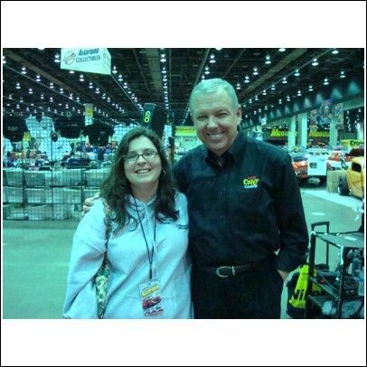 Barry Meguiar and me at Detroit 2009 Autorama; what a nice guy!