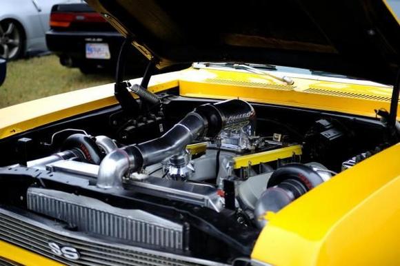 Twin turbo 408 LS1 in '69 Nova - running October 2012