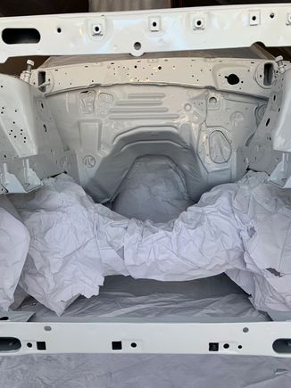 It was 95 degrees the day I shot the paint.  I had high temp chemicals but not high enough.  Primer went on with a sandpaper texture.  I had to sand a lot of it down to make for a better topcoat.