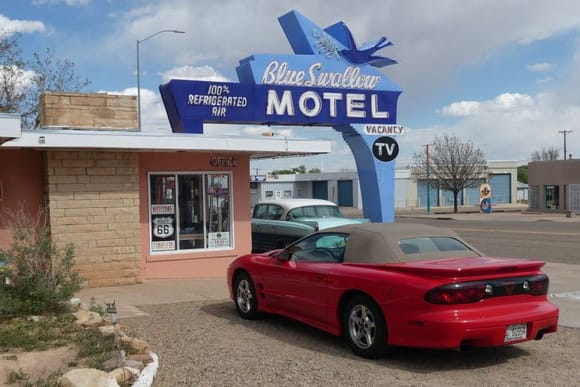 Icon motel we stayed at in Tucumcari, NM