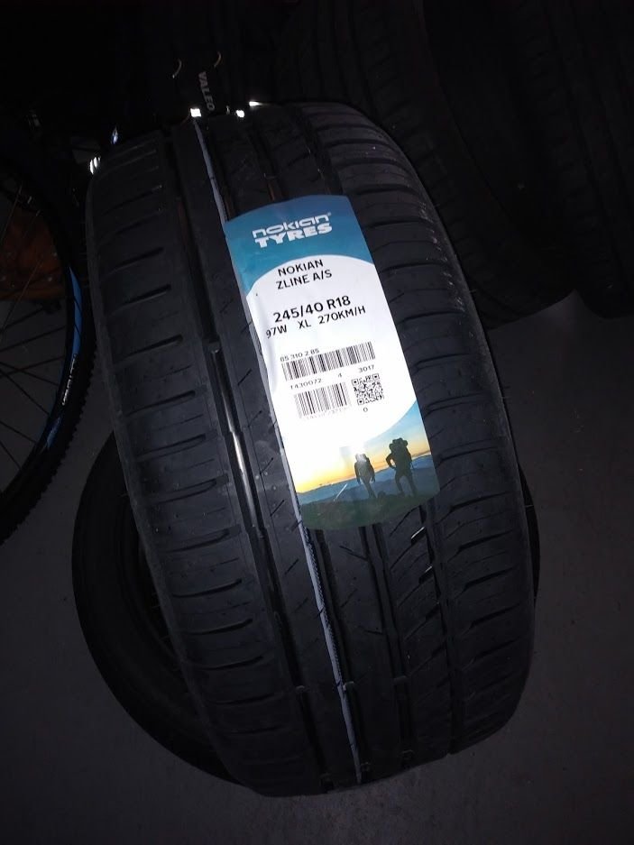 Nokian zLine A/S 245/40R18 NEW SET TIRES (4) LS1TECH Camaro and