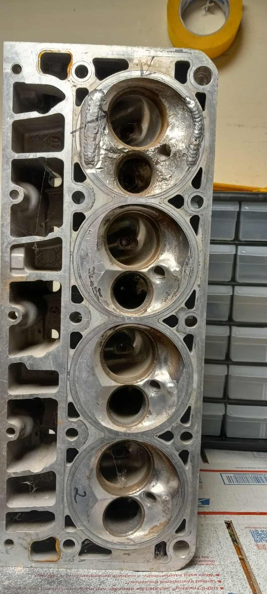 Engine - Exhaust - Couple damaged Ls7 heads cheap - Used - -1 to 2027  All Models - Redford, MI 48240, United States