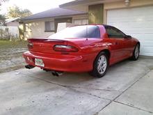 1995 Chevrolet Camaro Z28 6spd LT1, pacesetter long tube headers, cat delete and catback, it was loud!! and quick! 13.7@103 with just headers and catback!!! this was the car i sold to get the maxima, now u see how much i love maximas!! lol
