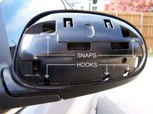 00max side view mirror base