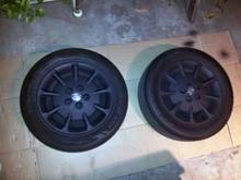 Flat Black GXE Rims