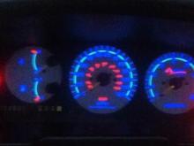 white glow gauges (a bit blurry)