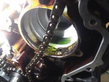 Water Pump Orifice - glad I caught this before it was too late