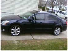 18 inch rims baby but gotta get my tints redone..