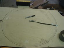 Measuring cut-out for full size spare