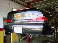 Removing Stock Muffler, putting on Ebay Muffler