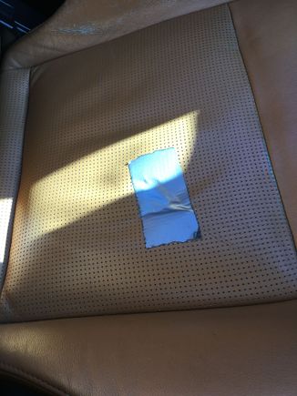 I have a hole in my seat and need help getting the leather. Please assist me in this matter.