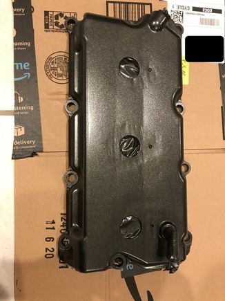Modified rear cover (not smooth due to cutoff wheel)