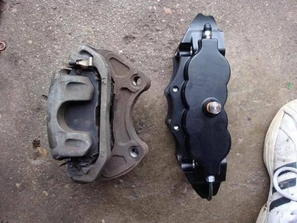 stock vs. new side view
