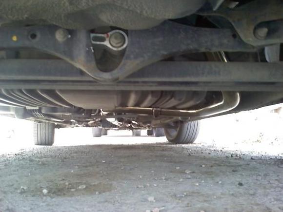 exhaust, if you look close you can see it all =) mostly