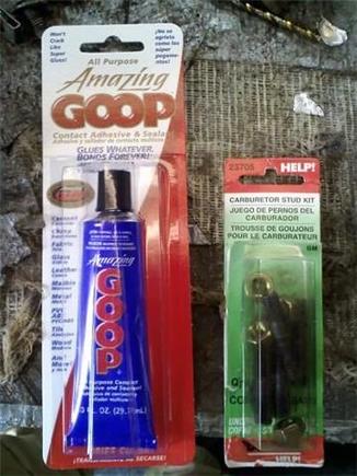 Items used for repair