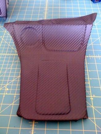 matte black carbon guard fabric