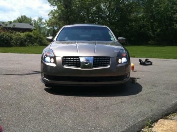 Painted headlights and put HID's