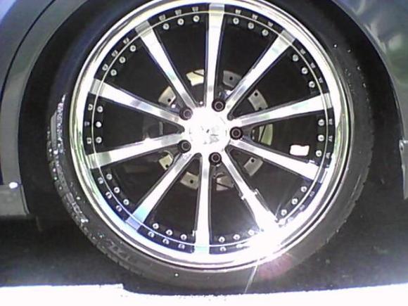 Rear Cross-Drilled/Slotted Rotors