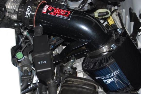 Injen CAI close up.  Using the HydroShield...peace of mind.