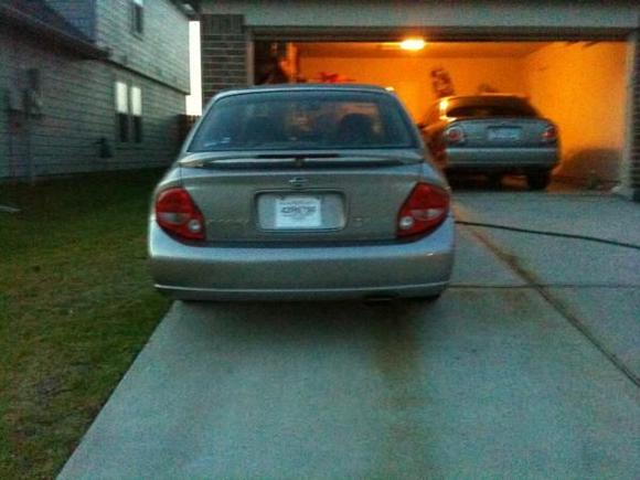 stock rear (02 GLE in garage)