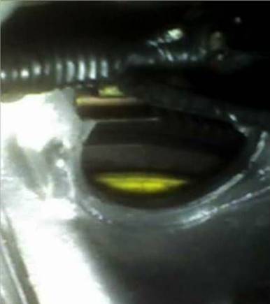 Proof of Act Clutch and Aluminum Flywheel through starter slot.  New high torque starter also installed.  Remember to check your teeth count before upgrading!!