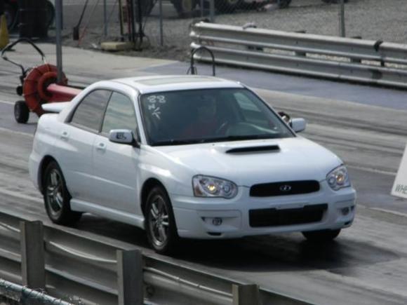 The old wrx on the strip