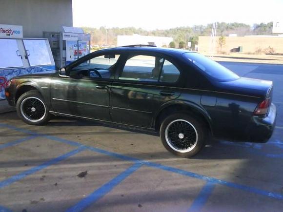 New wheels. Painted them black