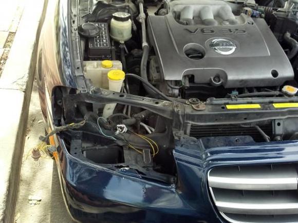puting new headlights