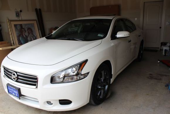 plasti-dipped matte black with silver metalizer