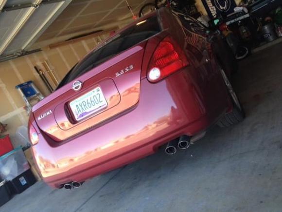Just before the tailight swap