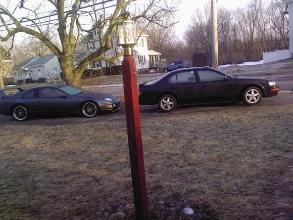 my bros 300zx and my Max. Nissan Time!