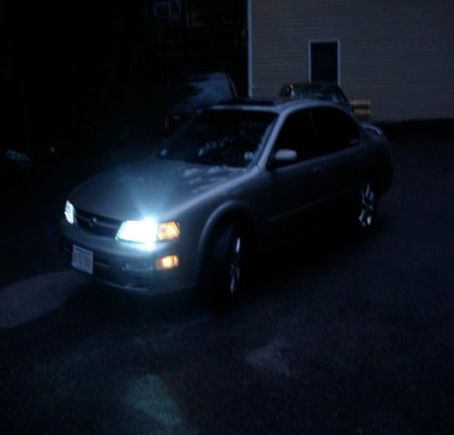 front right w/HIDs