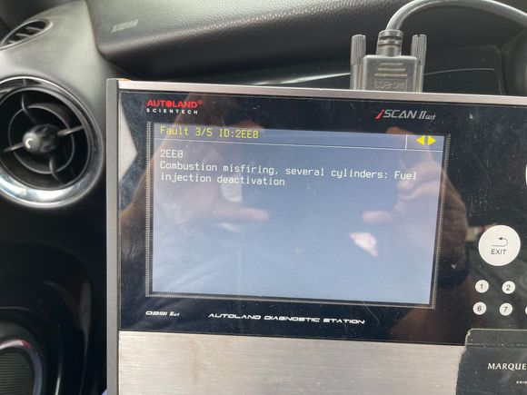 After Switching the ignition coils and spark plugs