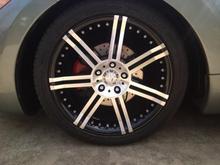 Cross-Drilled and slotted stops on a dime