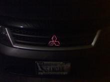 Back lit badge