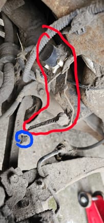 Here on what is inthe red line we can see the sensor and the extension,in the blue circle we can see where the extension would be,but is broken.