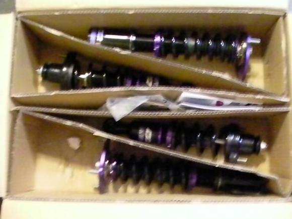 D2 RACING RS COILOVER 02-06 LANCER RALLIART 36-STEP SUSPENSION SYSTEM COILOVERS