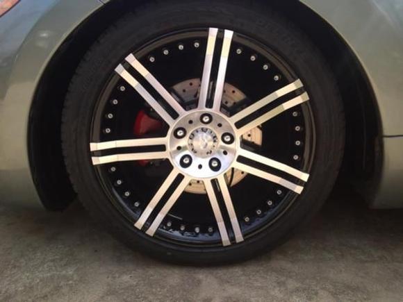 Cross-Drilled and slotted stops on a dime