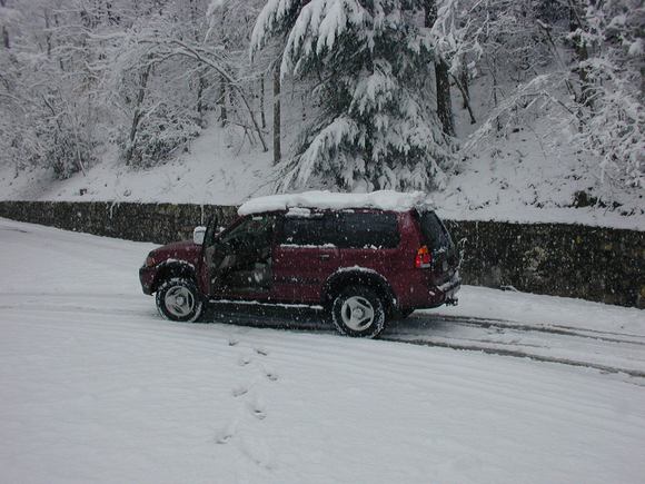 First trip to the mountains after buying it off the lot in Sept 2000. This was taken March '01.