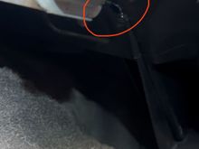 The spot on my car that was leaking 