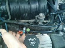 were and what does this all connect to? It's usually mounted a little lower next to fuel rail, 3 hose conections on it