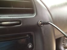 Custom AUX jack I installed with a friend