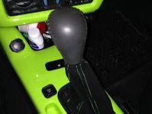 Center Console I painted in May 2013 
iPhone Dock with Lightning Connector added in May 2013
GTP Shifter knob added in Oct 2013,
