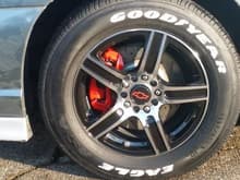 20150125 145450

Front drivers tire with after market rim Slotted rotor painted calipers.