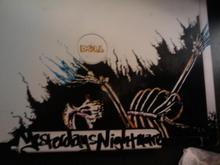 old design on laptop