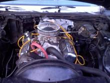 Built 350, should be up around 350 hp, 350 transmission, with an LSD 3.73 rear end.