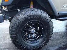 15'' Crager Steelies 33'' Mickey Thompson