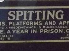 This was an actual sign in the 1800's around the Grand Canyon area of AZ.