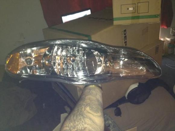 depo black headlights